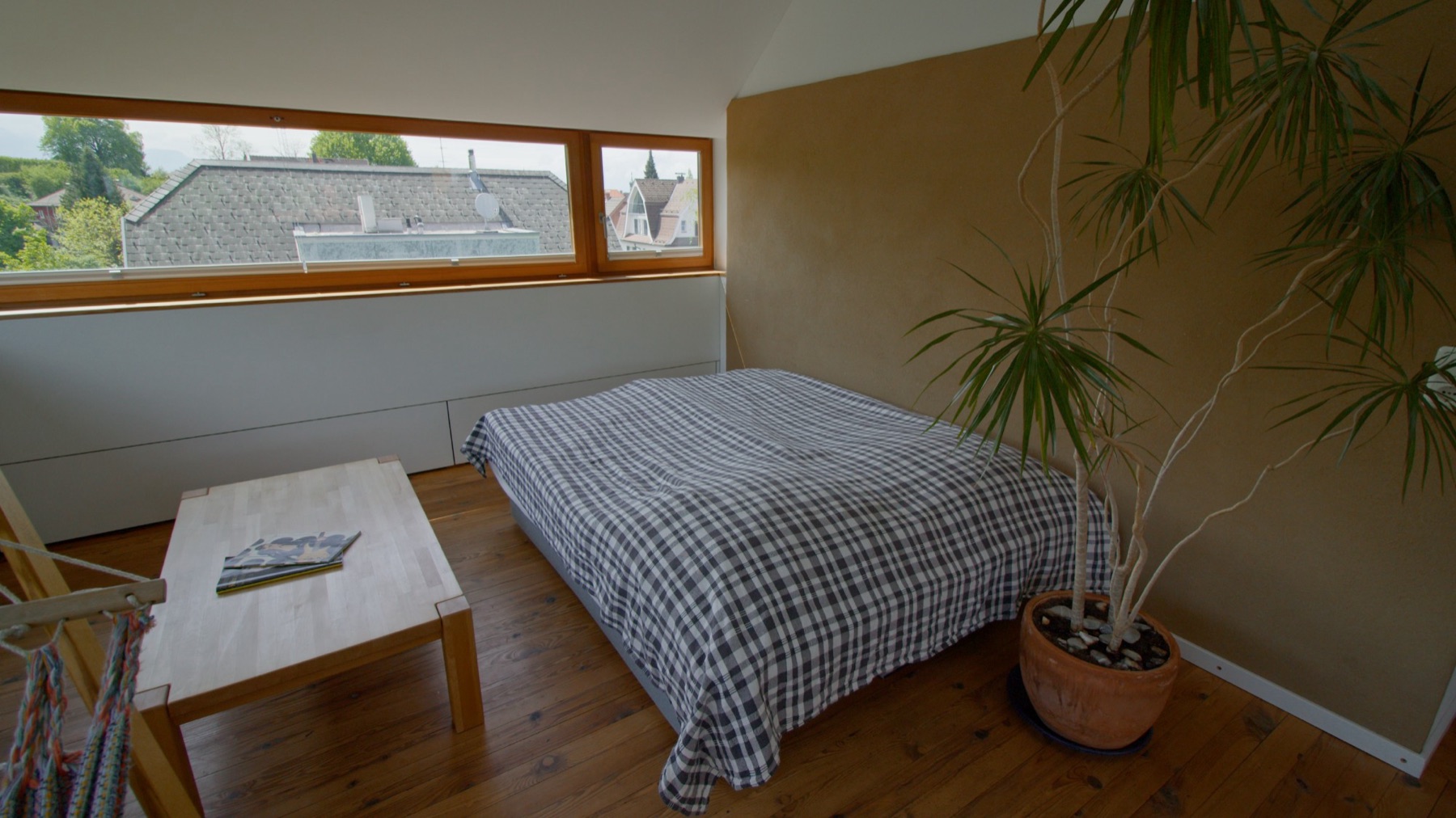 Sleeping area in the living space