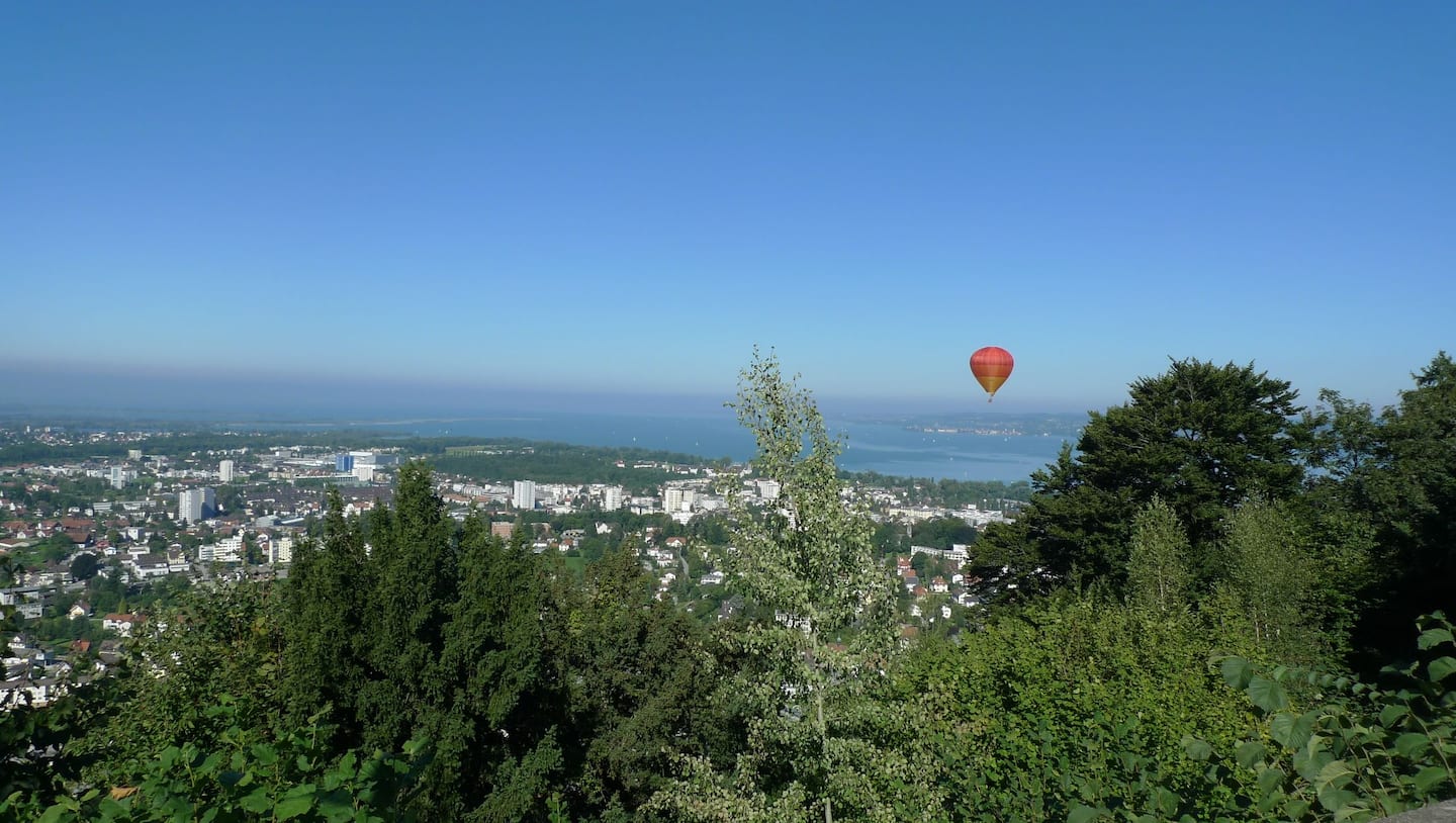 View of Bregenz and Lake Constance